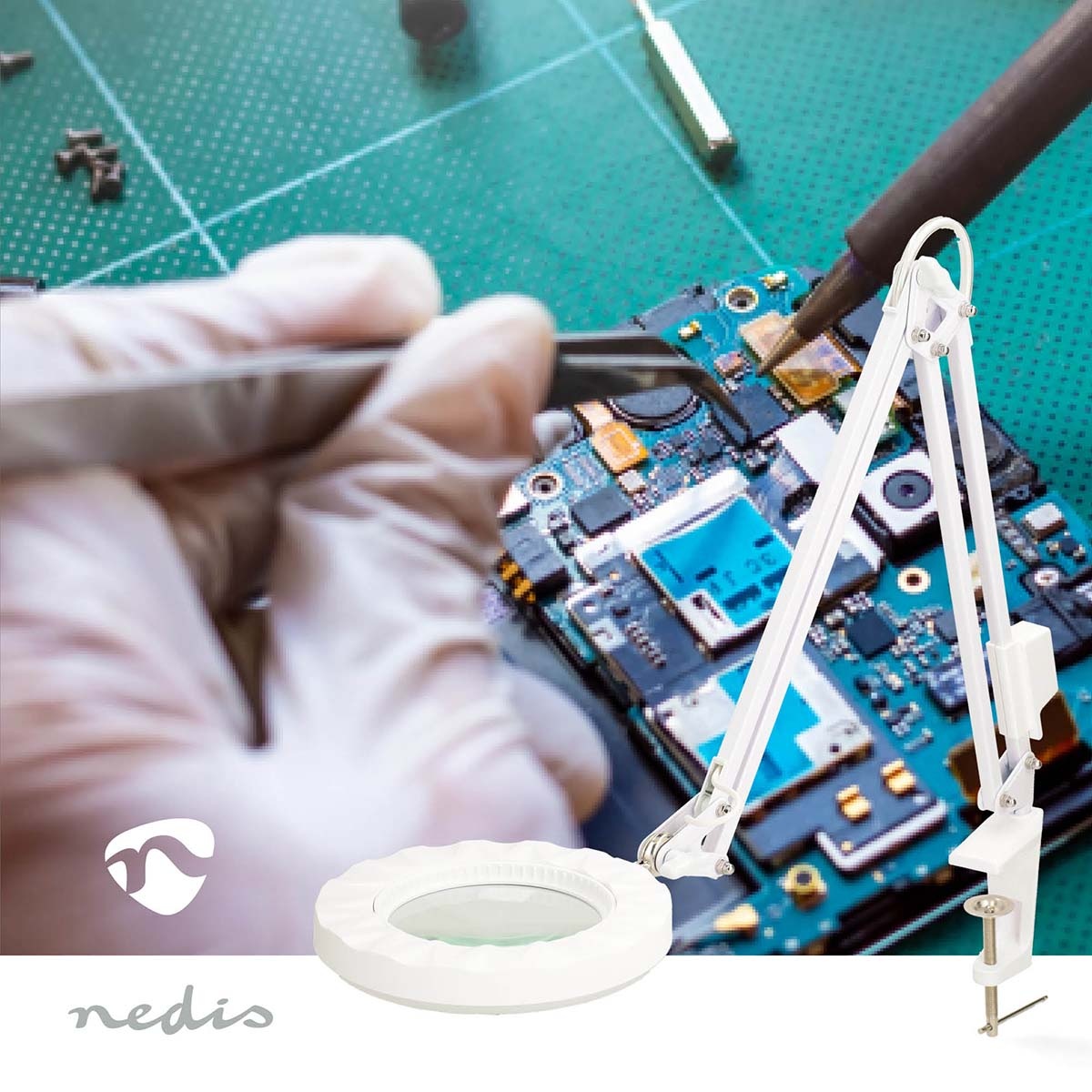 Nedis LED loeplamp | 6W | bureauklem - Afbeelding 9