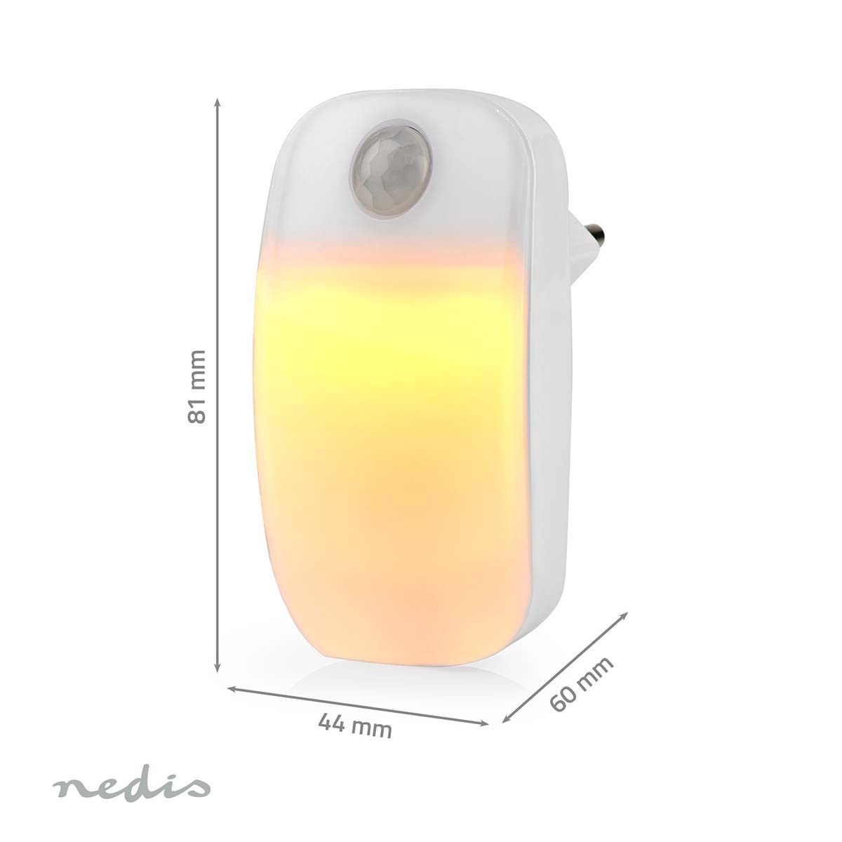 Nedis LED-nachtlamp met bewegingssensor | plug-in | warm wit | IP20 - Afbeelding 9