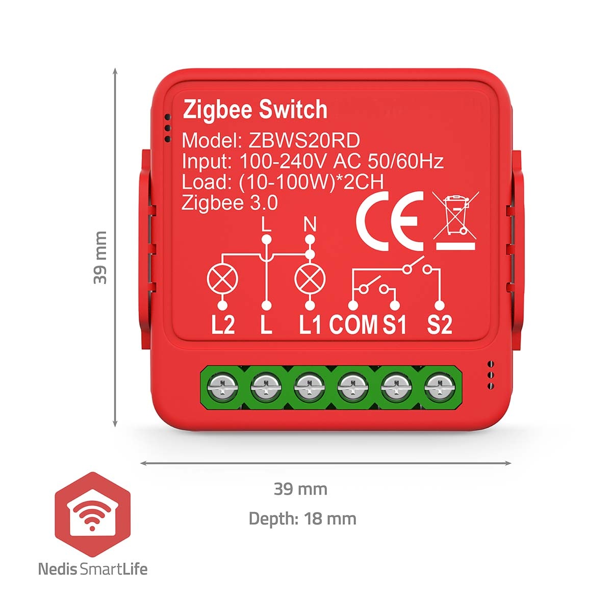 Nedis SmartLife inbouwmodule voor lampen | Zigbee - Afbeelding 3