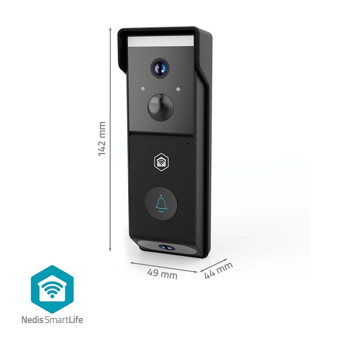 Nedis SmartLife videodeurbel met gong | 2 camera's | batterijvoeding | Wi-Fi | Full HD 1080p - Afbeelding 9
