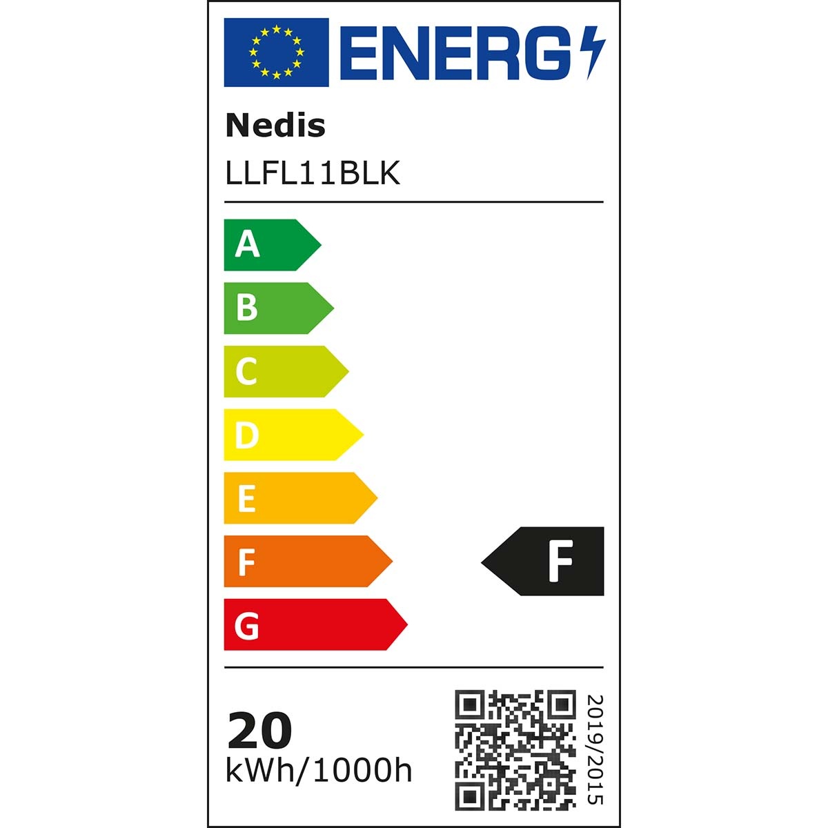 Nedis LED-schijnwerper voor buiten | 20W | IP44 | zwart - Afbeelding 7