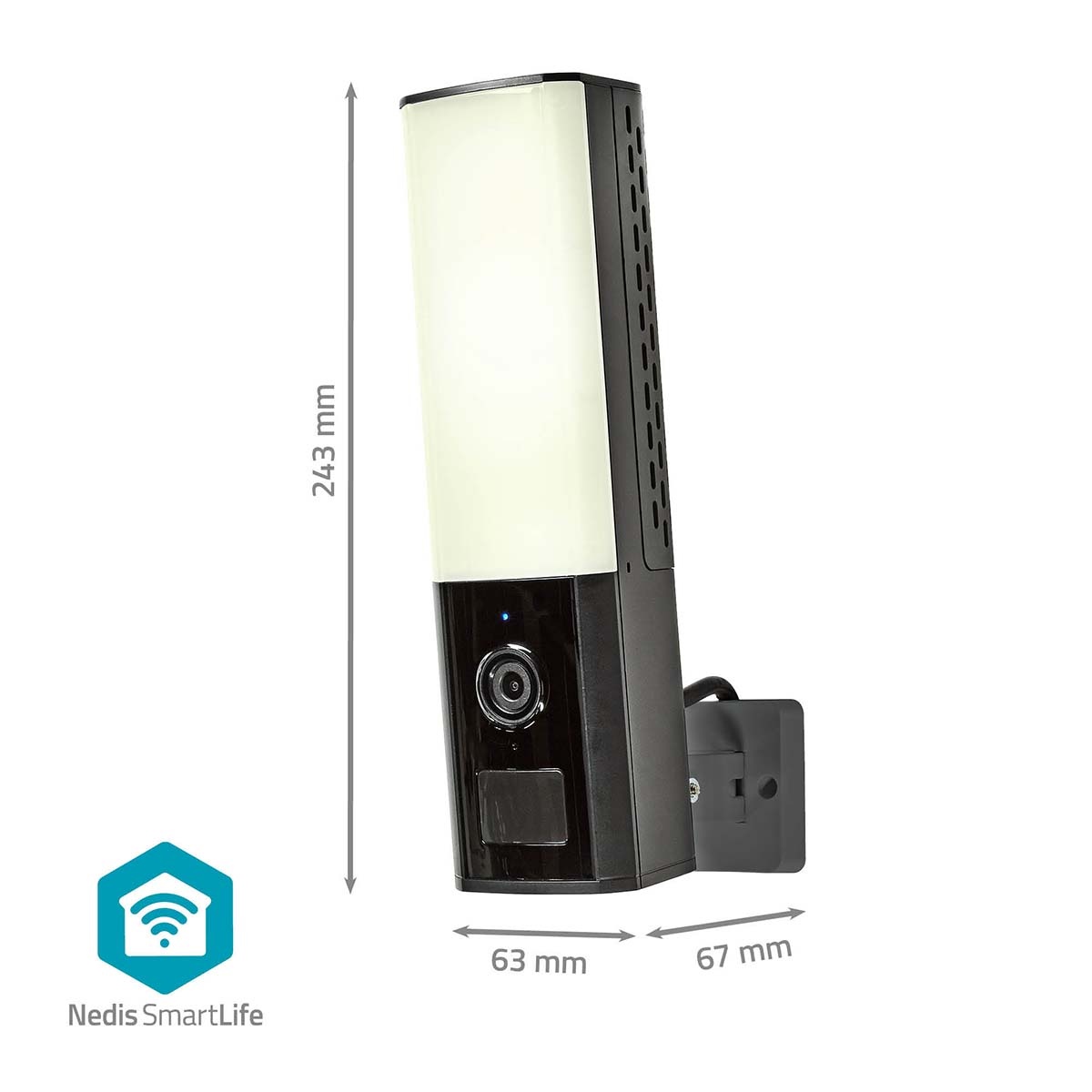 Nedis SmartLife buitenlamp met camera | netvoeding | Wi-Fi | Full HD 1080p - Afbeelding 9