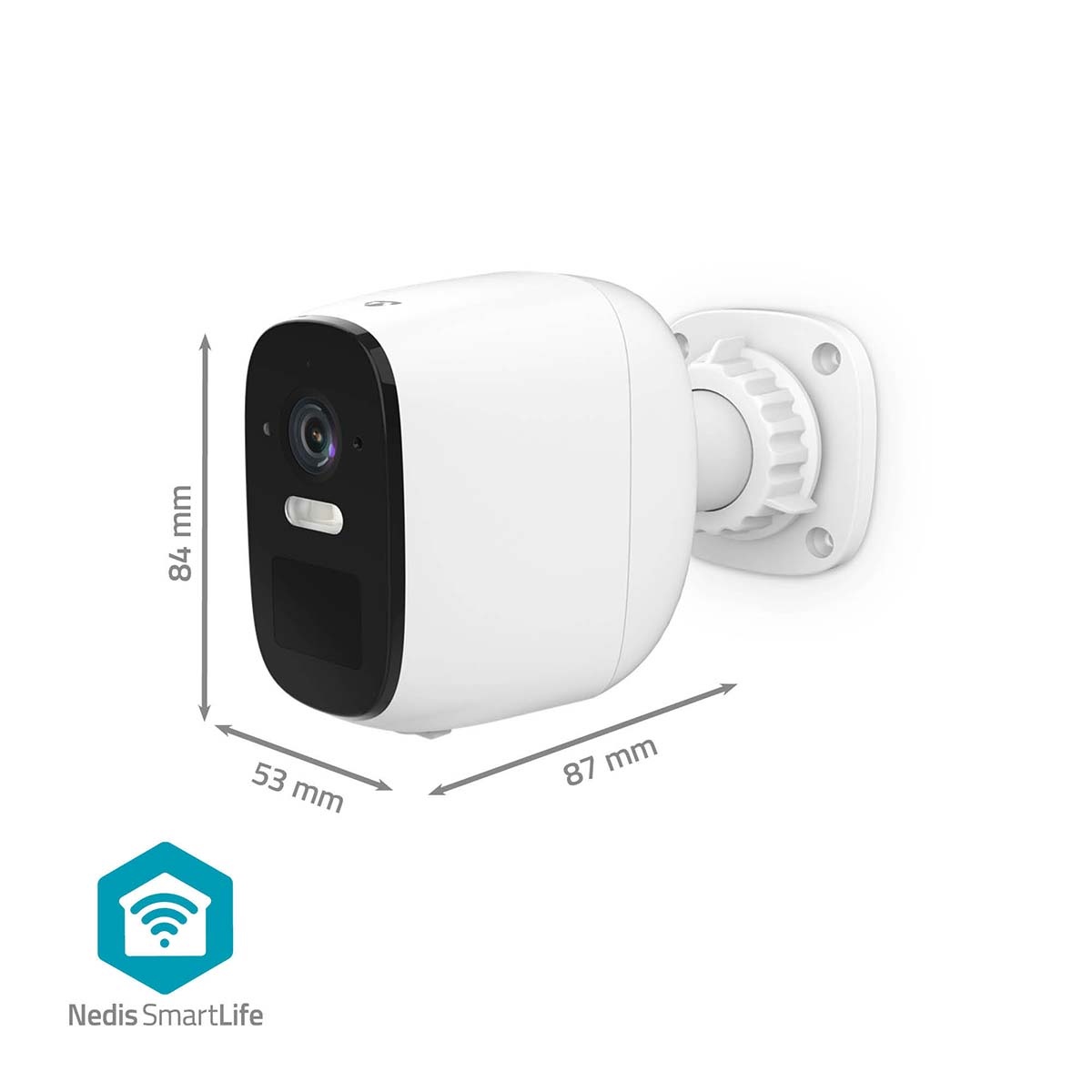 Nedis SmartLife outdoor camera met spotlight | batterijvoeding | Wi-Fi | 4MP Quad HD 1440p - Afbeelding 8