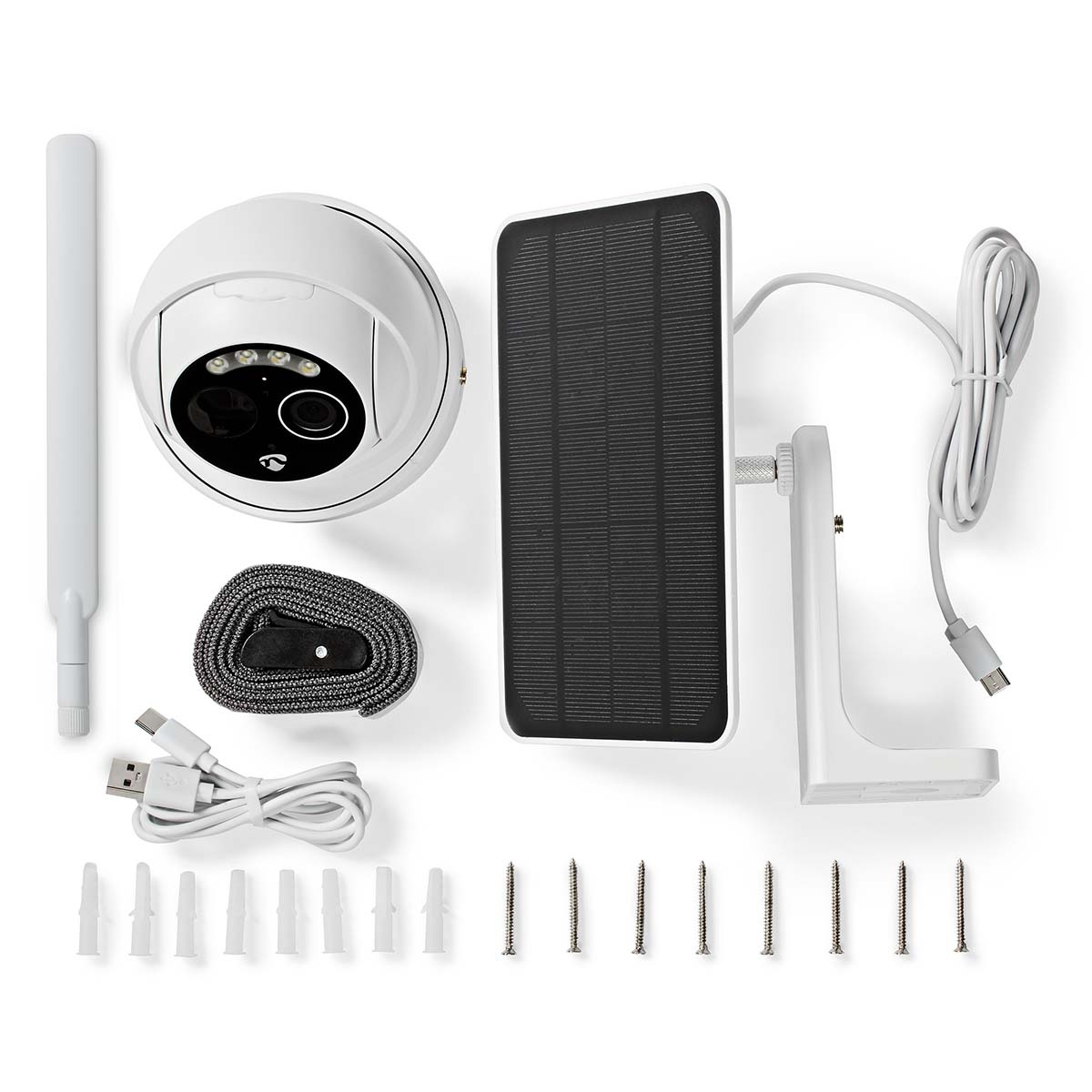 Nedis SmartLife outdoor camera met spotlight | oplaadbaar/solar | draaien/kantelen | 4G | Full HD 1080p - Afbeelding 10