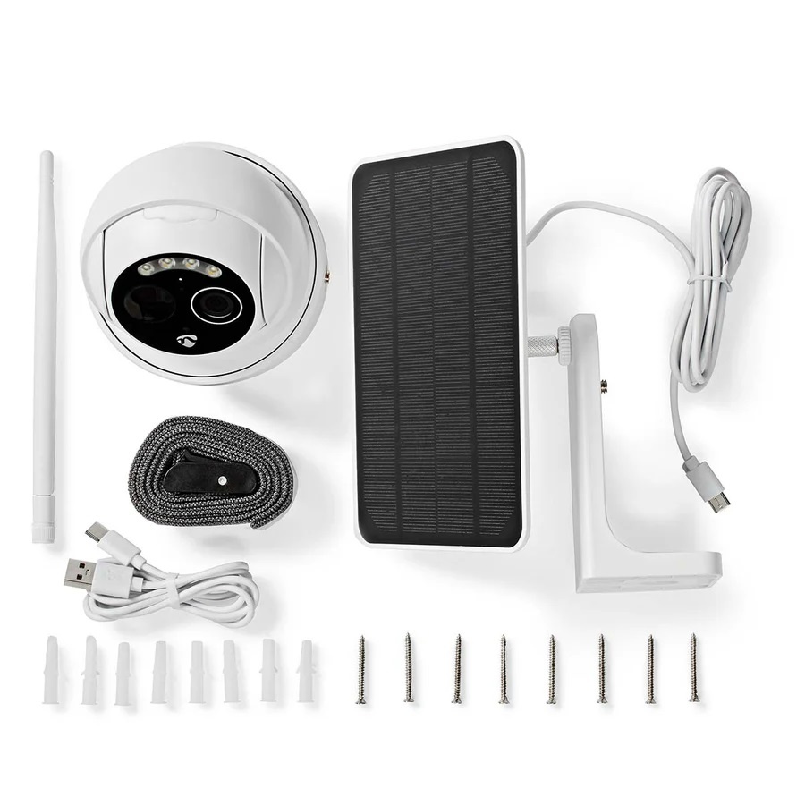 Nedis SmartLife outdoor camera met spotlight | oplaadbaar/solar | draaien/kantelen | Wi-Fi | Full HD 1080p - Afbeelding 10