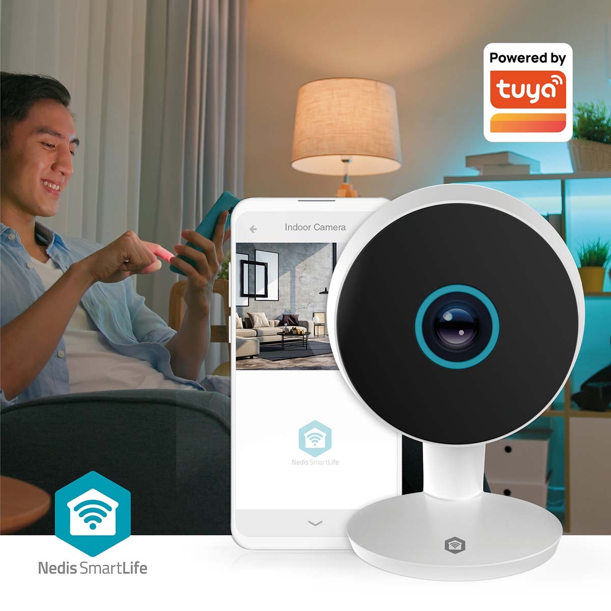 Nedis SmartLife indoor camera | Wi-Fi | 3MP Full HD 1296p - Afbeelding 5