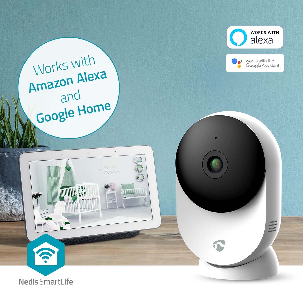 Nedis SmartLife indoor camera | Dual Band Wi-Fi | 3MP Full HD 1296p - Afbeelding 5