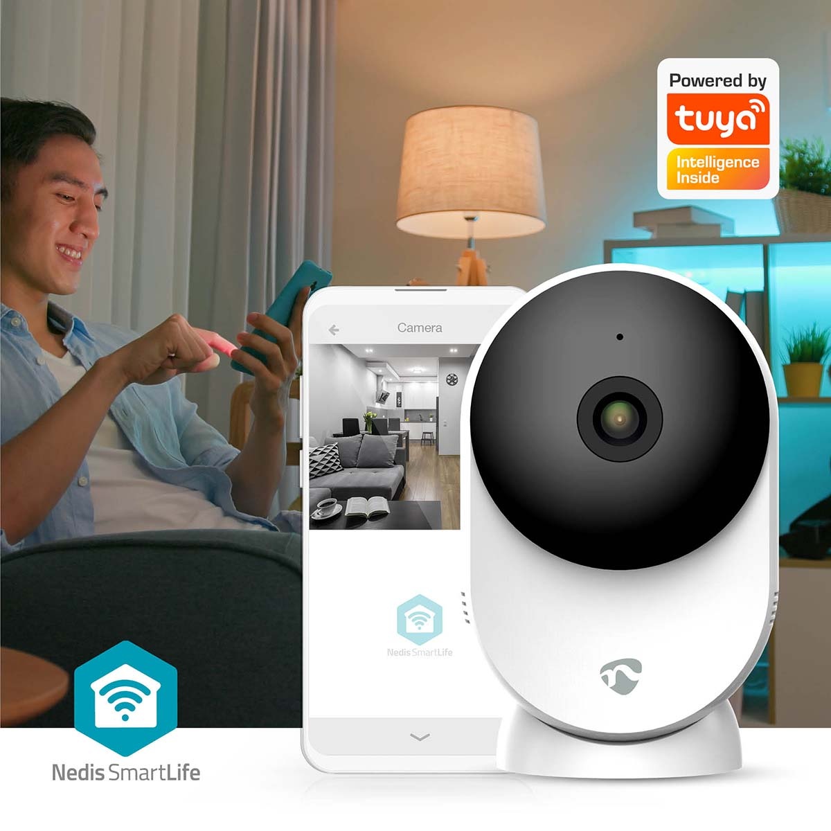 Nedis SmartLife indoor camera | Dual Band Wi-Fi | 3MP Full HD 1296p - Afbeelding 6