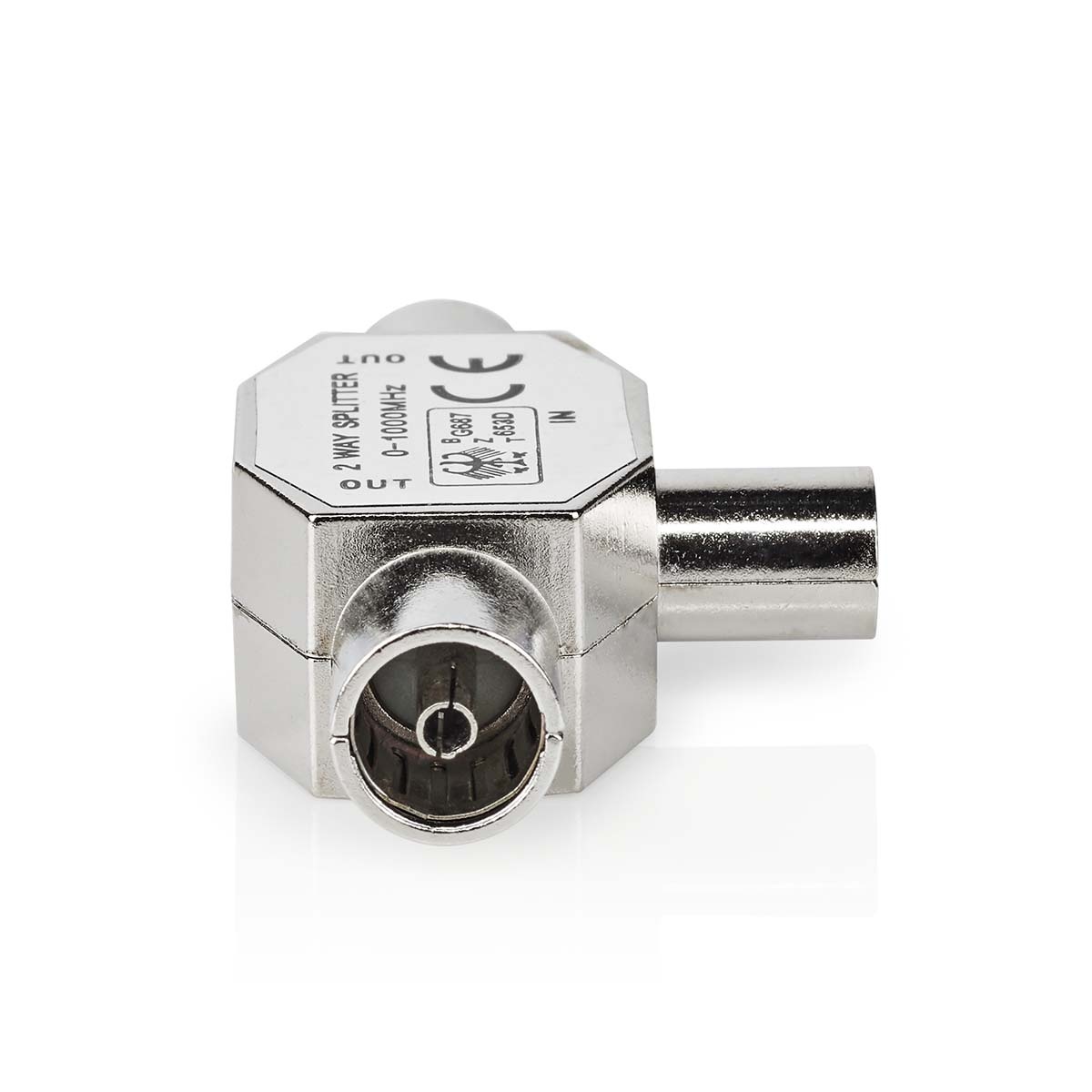 Nedis Radio splitter met 2 uitgangen | metaal - Afbeelding 3