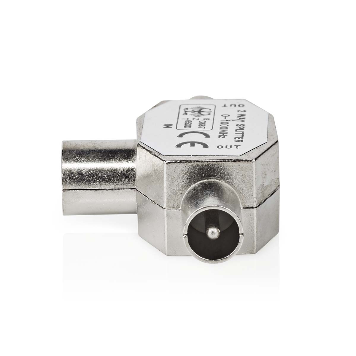 Nedis TV splitter met 2 uitgangen | metaal - Afbeelding 4