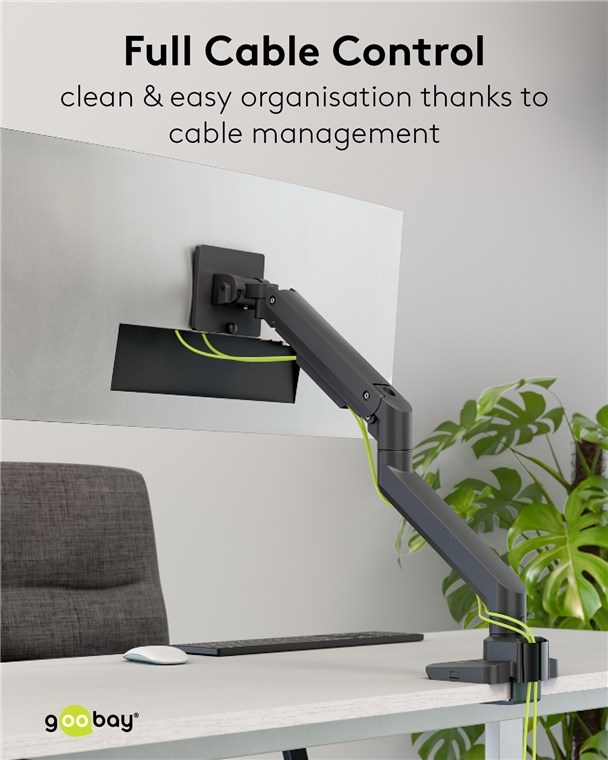Goobay bureaubeugel voor 1 monitor tot 49 inch | interactief - Afbeelding 7