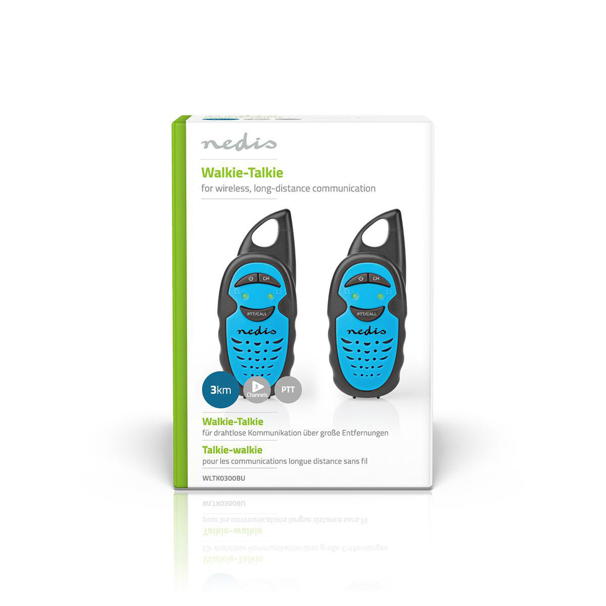 Nedis walkie talkie set | 2 handsets | tot 3 km - Afbeelding 7