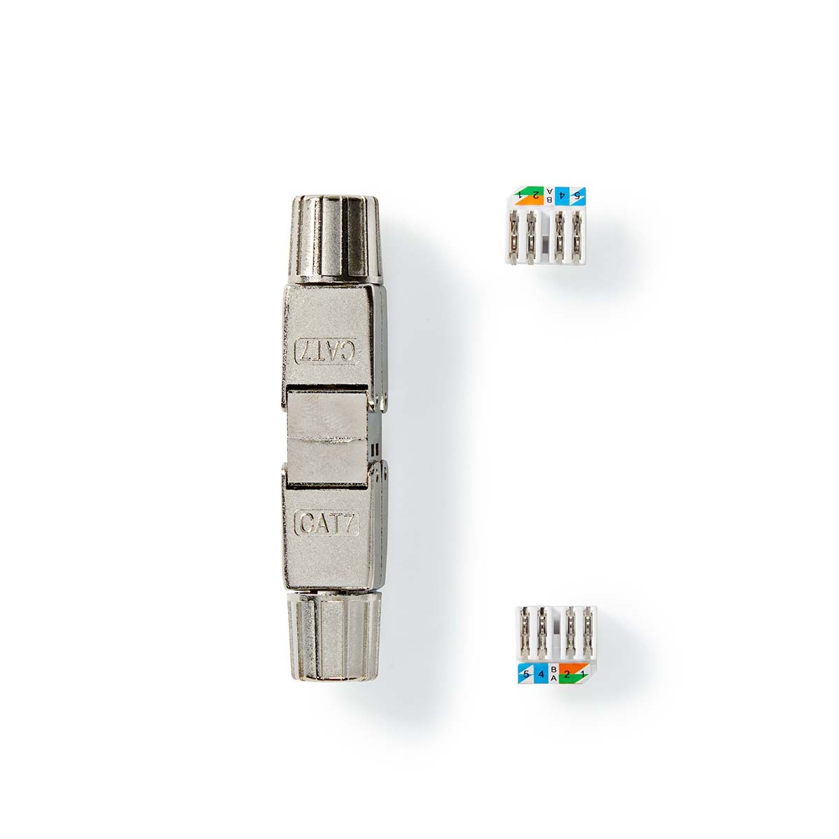 Nedis verbindingsadapter voor netwerkkabel | CAT7 | STP - Afbeelding 2