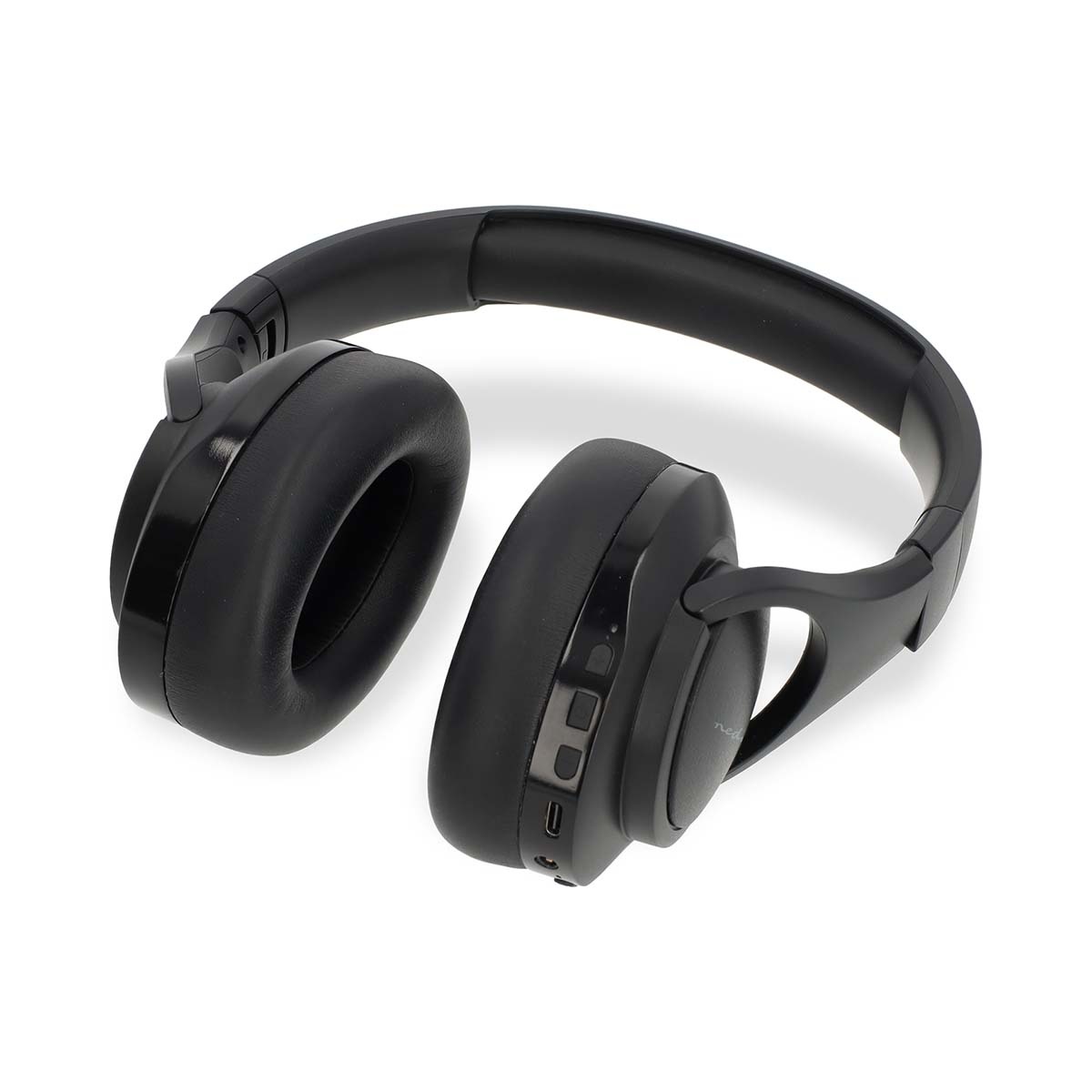 Nedis SmartLife Bluetooth over-ear hoofdtelefoon met microfoon | ANC/ENC | zwart - Afbeelding 5