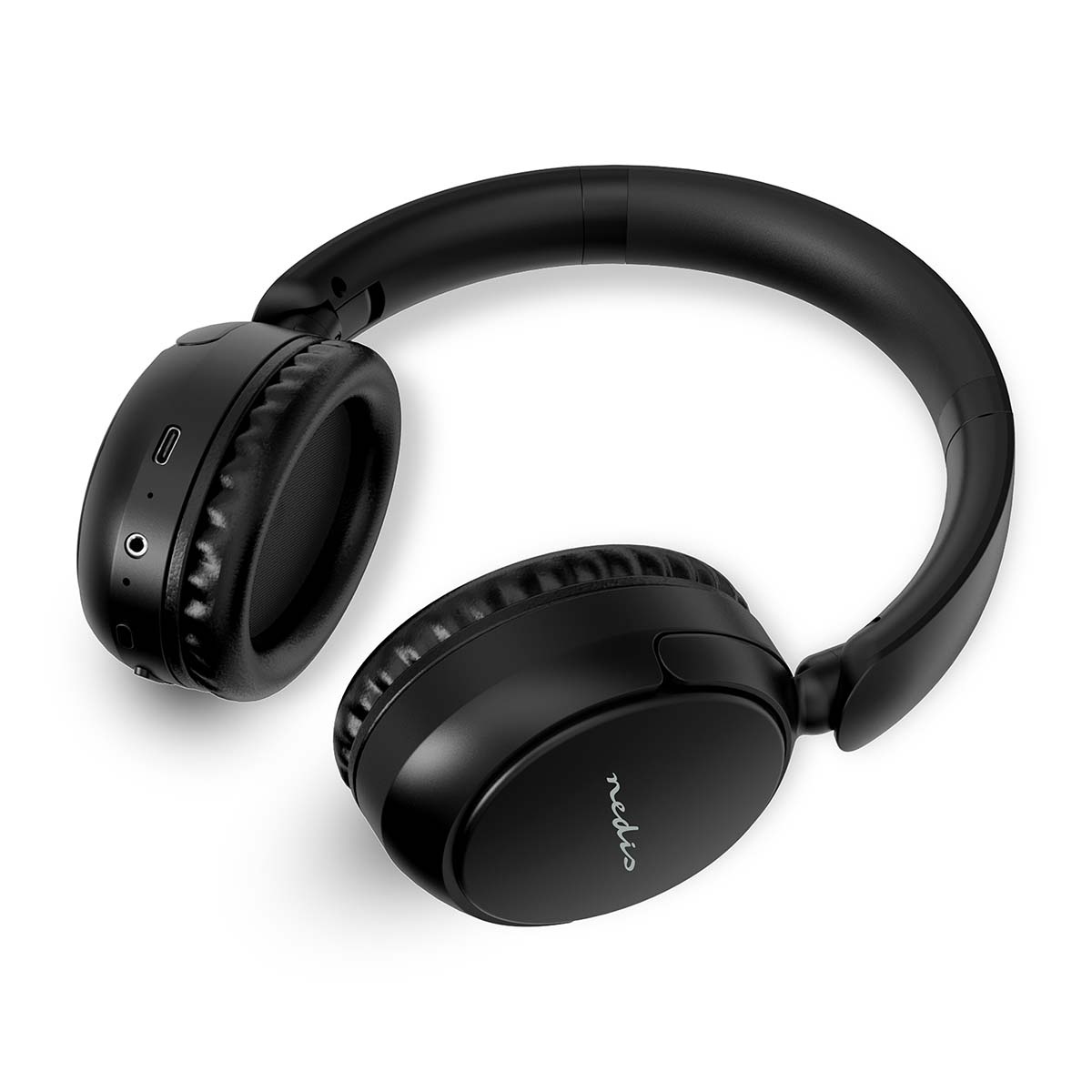 Nedis Bluetooth over-ear hoofdtelefoon met microfoon | zwart - Afbeelding 5