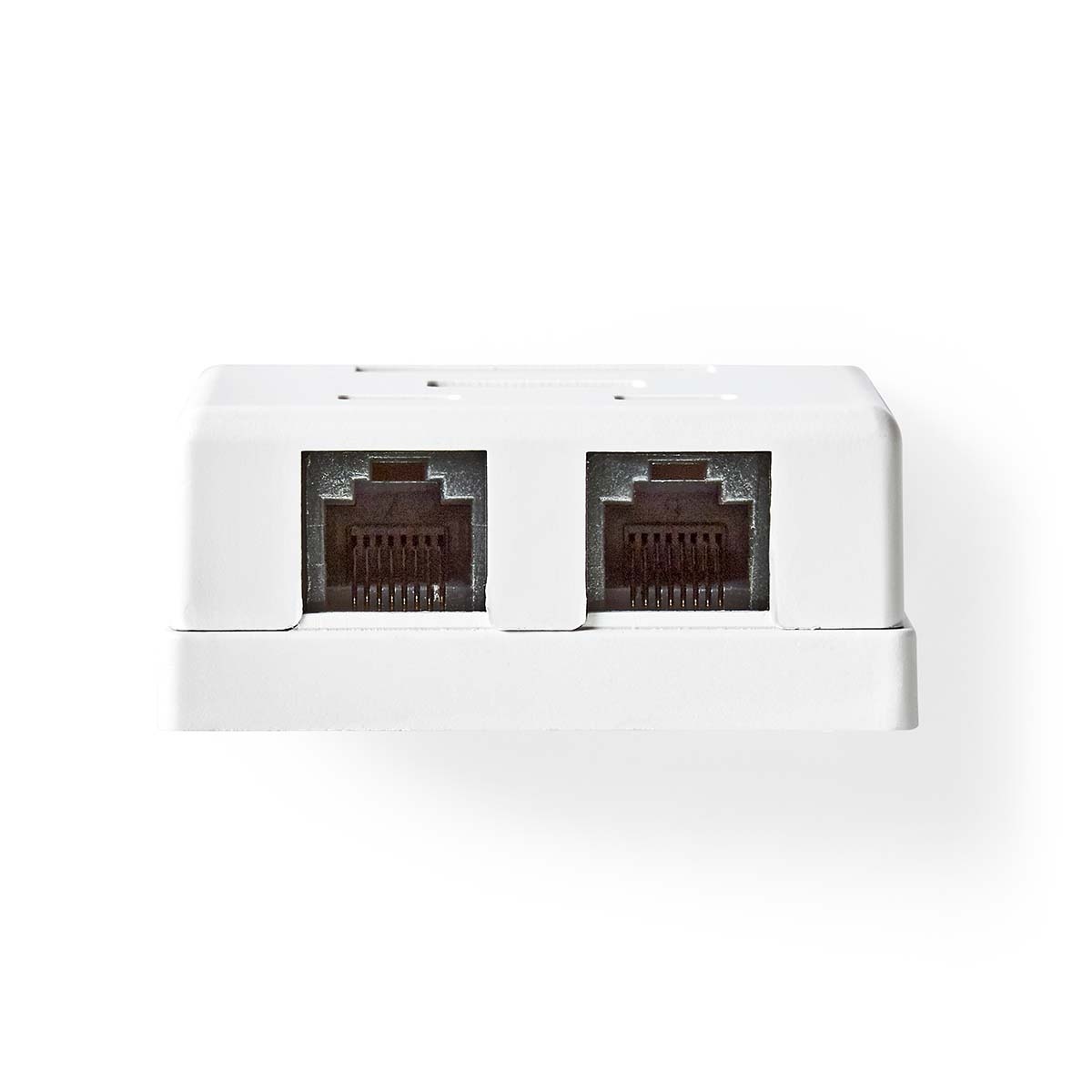 Nedis netwerk uitvoerdoos/montagedoos | CAT6 | UTP | 2x RJ45 | wit - Afbeelding 3