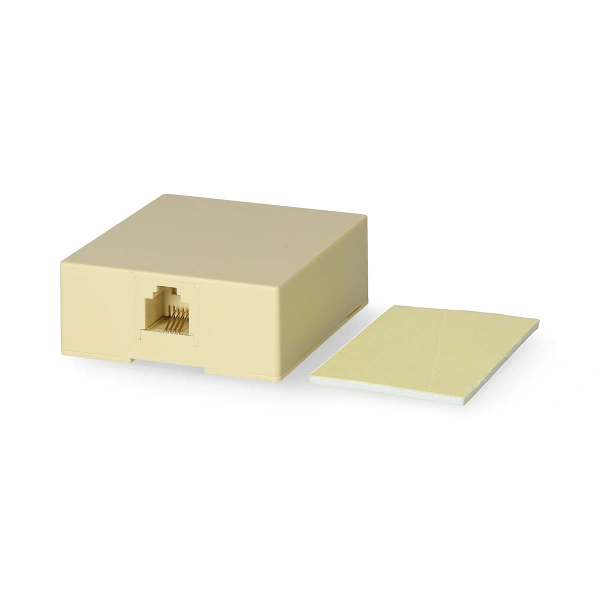 Nedis telecom wandcontactdoos | 1x RJ11 | ivoor - Afbeelding 3