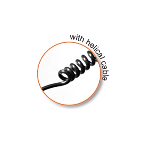 Nedis RJ10 telecom crossover spiraalkabel | zwart | 5 meter - Afbeelding 3