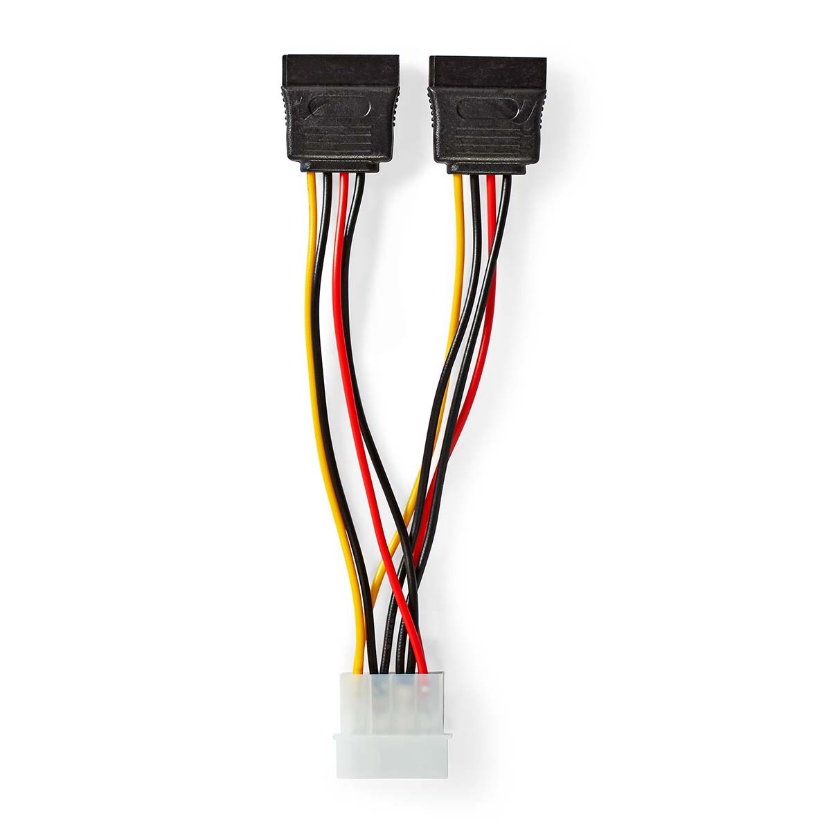 Nedis Molex (m) - 2x SATA (v) splitter | 0,15 meter - Afbeelding 3