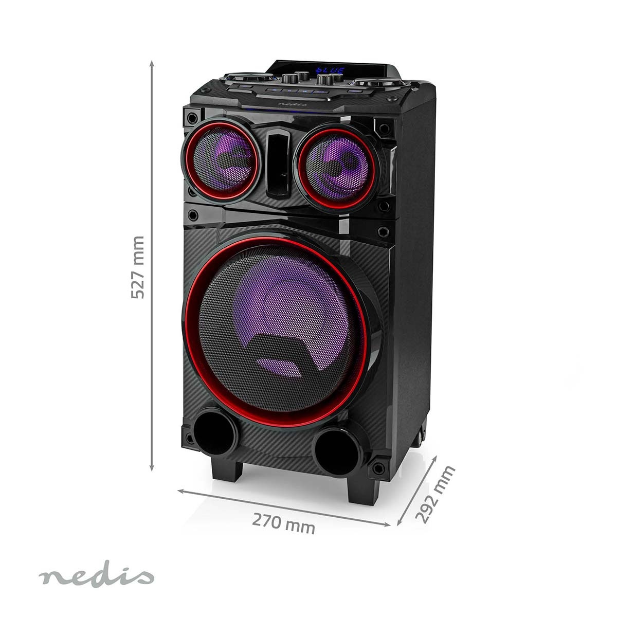Nedis Bluetooth Party Speaker | 120W - Afbeelding 7