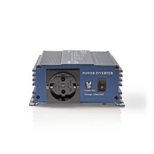 Omvormer Pure Sinusgolf | Ingangsvoltage: 12 V DC | Apparaat stroomoutput: Type F (CEE 7/3) | 230 V AC 50 Hz | 150 W | Piekvermogen: 300 W | Sigarettenaansteker | Zuivere Sinusgolf | Zekering | Blauw