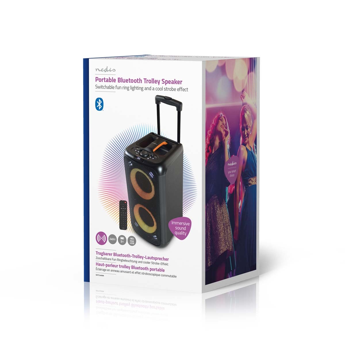 Nedis Bluetooth Party Speaker | 240W - Afbeelding 10