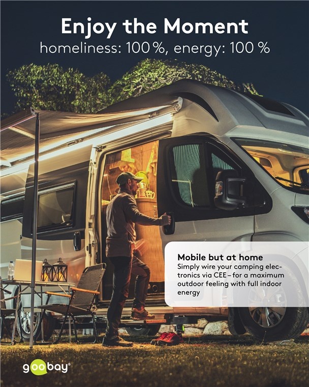 Camping stroomverdeler | 3-voudig | CEE 3-pins 230V/16A | IP44 - Afbeelding 5