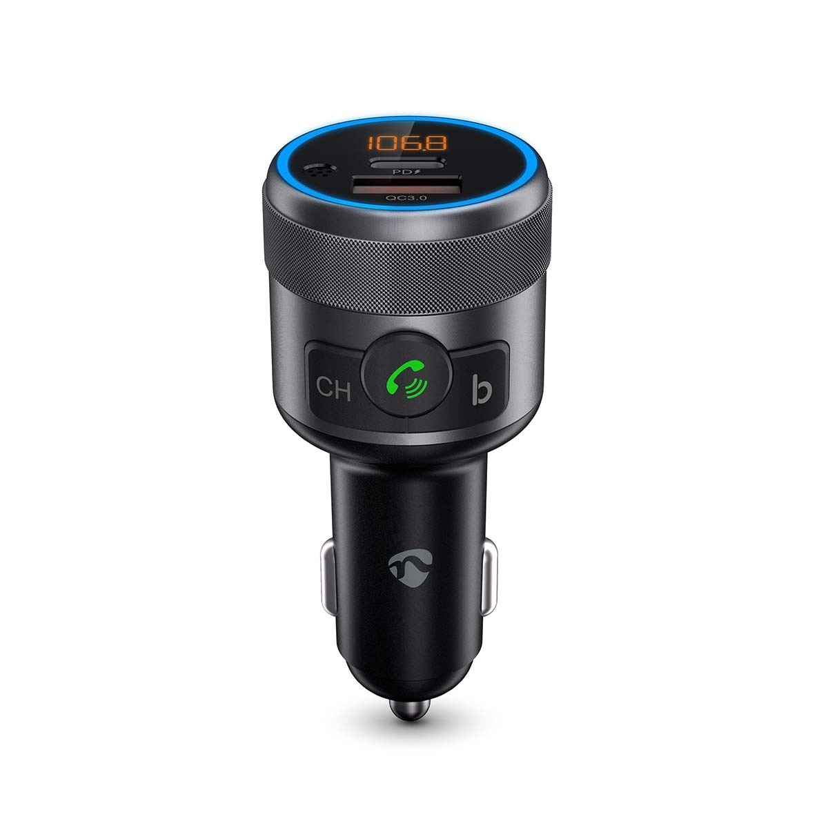 Nedis FM-transmitter | Bluetooth | carkit | USB-A QC en USB-C PD laden - Afbeelding 3