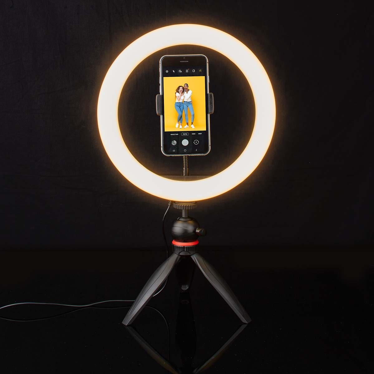 Nedis smartphone tafelstandaard met ringlicht | compact - Afbeelding 7