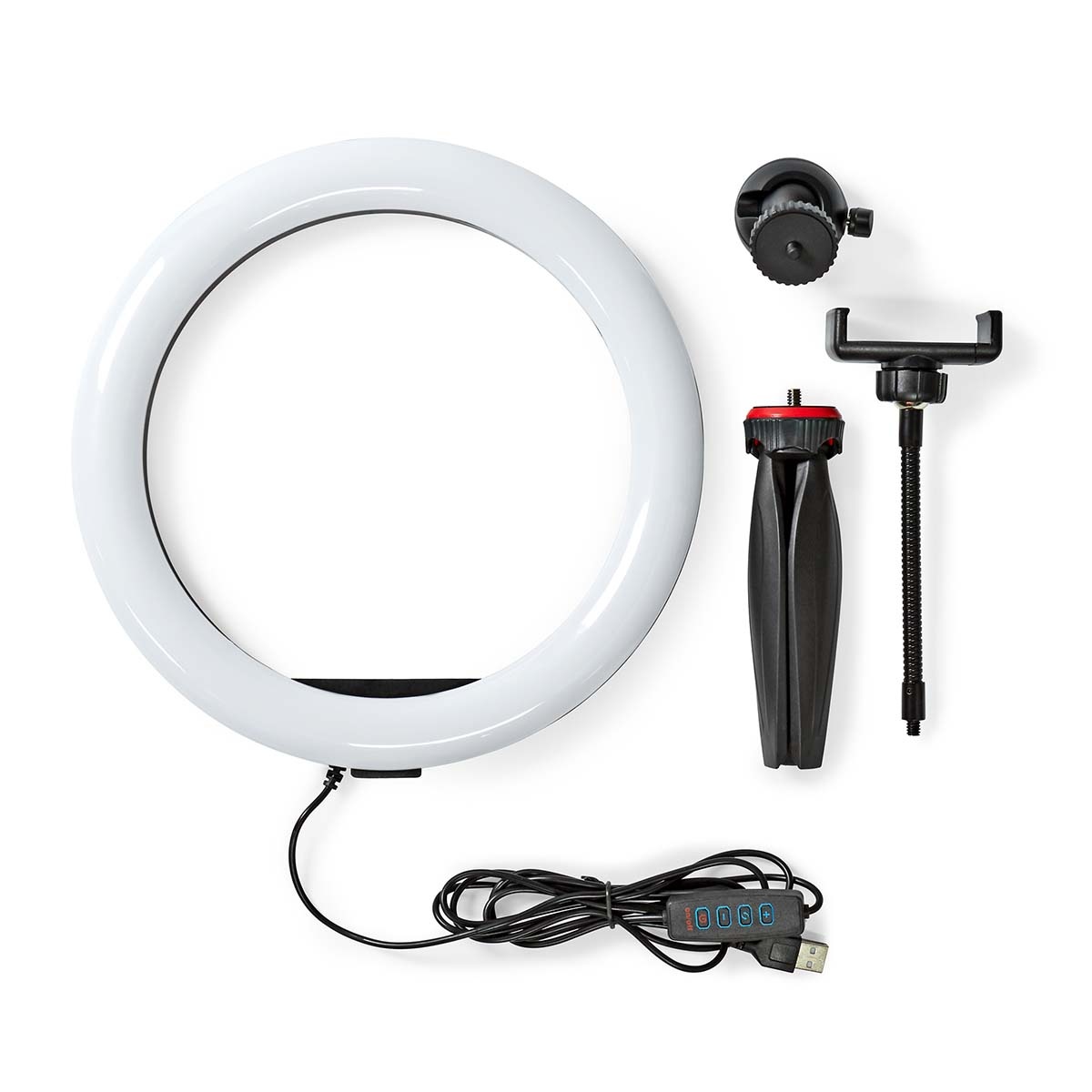Nedis smartphone tafelstandaard met ringlicht | compact - Afbeelding 8