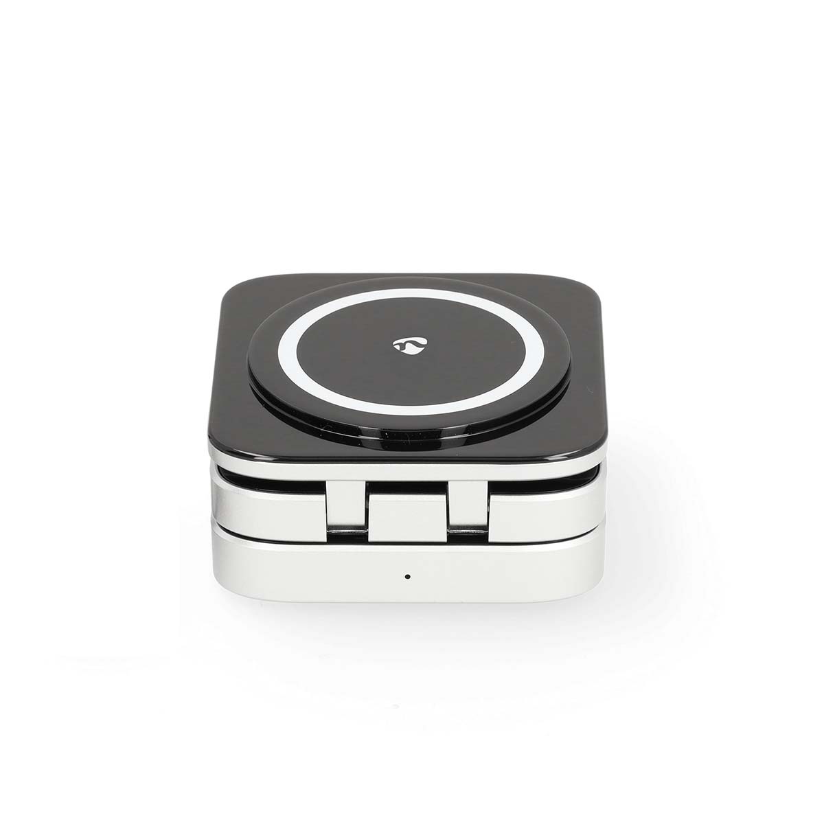 Nedis 3-in-1 draadloze Qi lader | 15W | zwart/zilver - Afbeelding 3