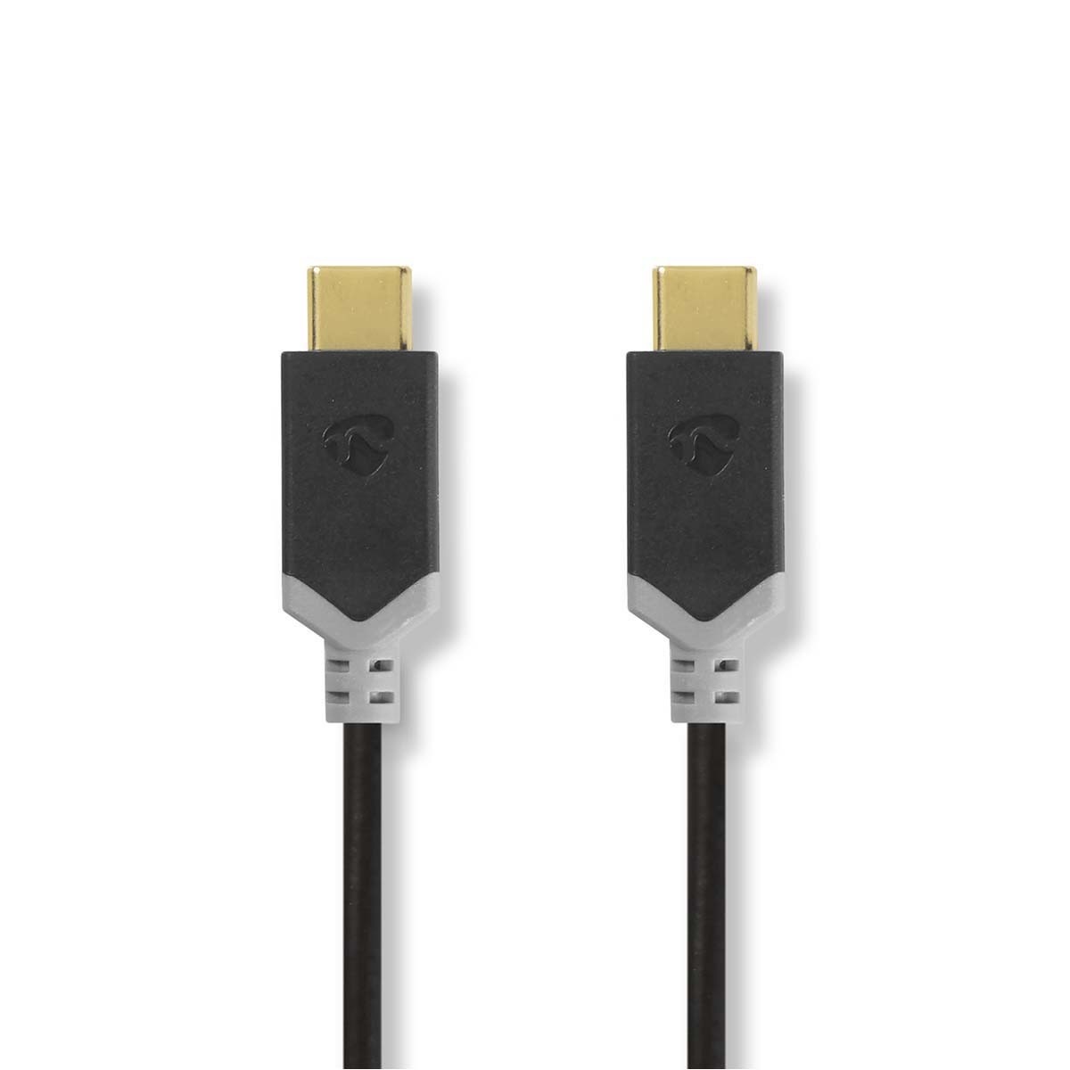 Nedis USB-C naar USB-C kabel - USB3.0 - tot 20V/3A / zwart - 1 meter