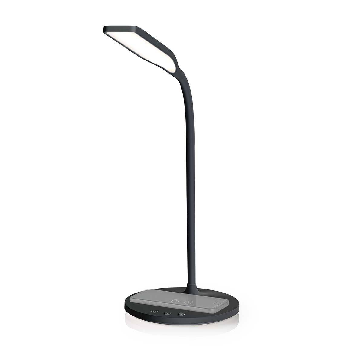 Nedis bureaulamp met draadloze Qi lader | 15W | zwart - Afbeelding 7