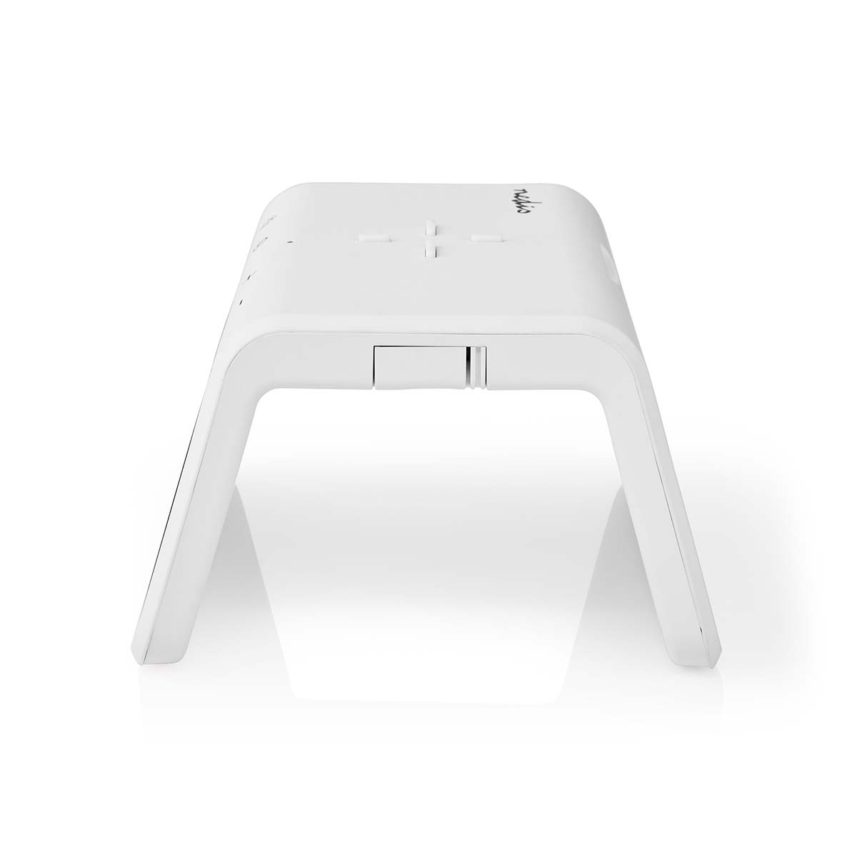 Nedis wekker met nachtlamp en draadloze Qi lader | 15W | wit - Afbeelding 4