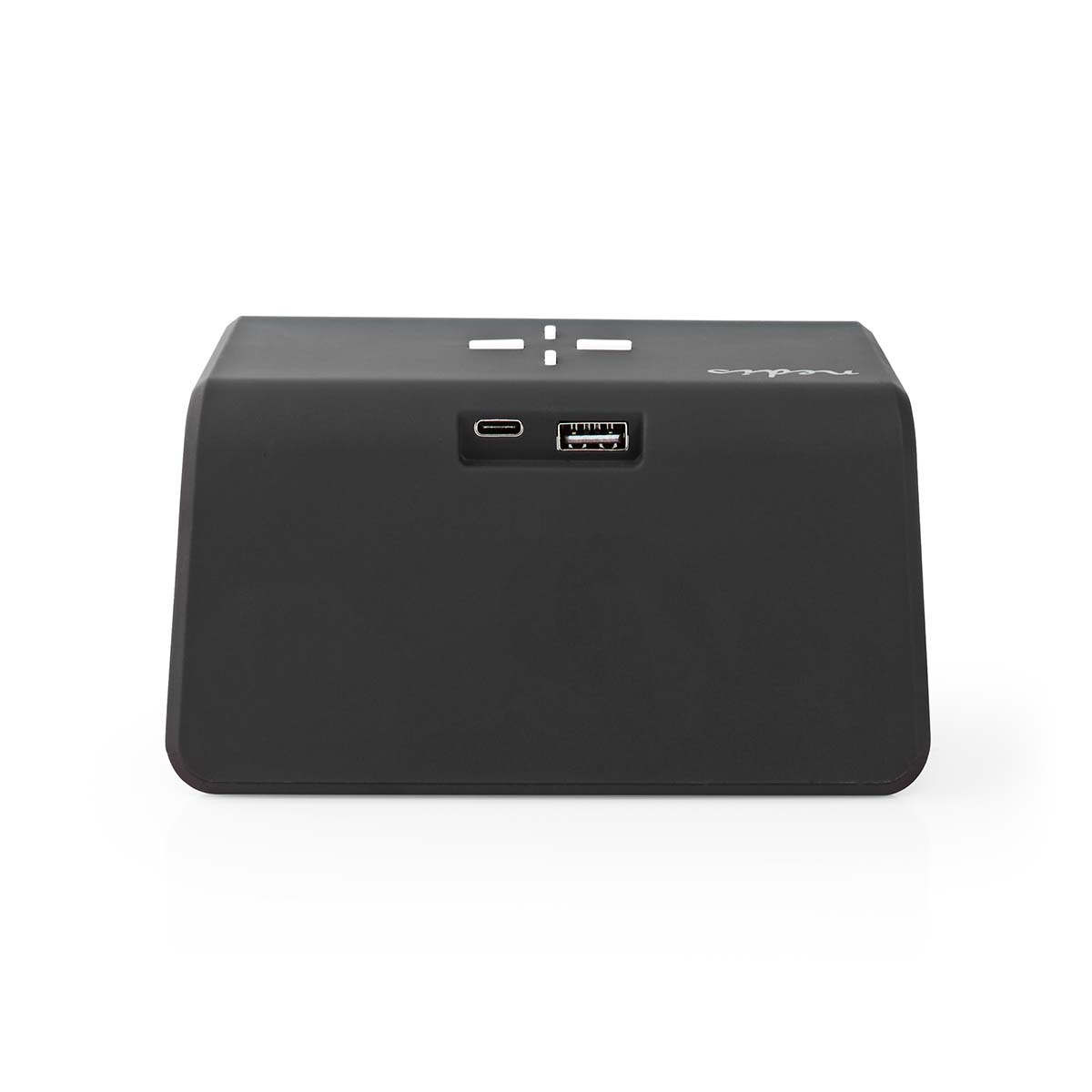 Nedis wekker met nachtlamp en draadloze Qi lader | 15W | zwart - Afbeelding 5