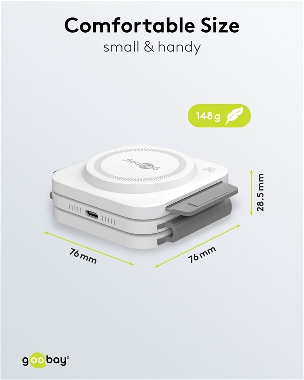 Goobay 3-in-1 draadloze Qi lader | 15W + 5W + 2,5W - Afbeelding 7