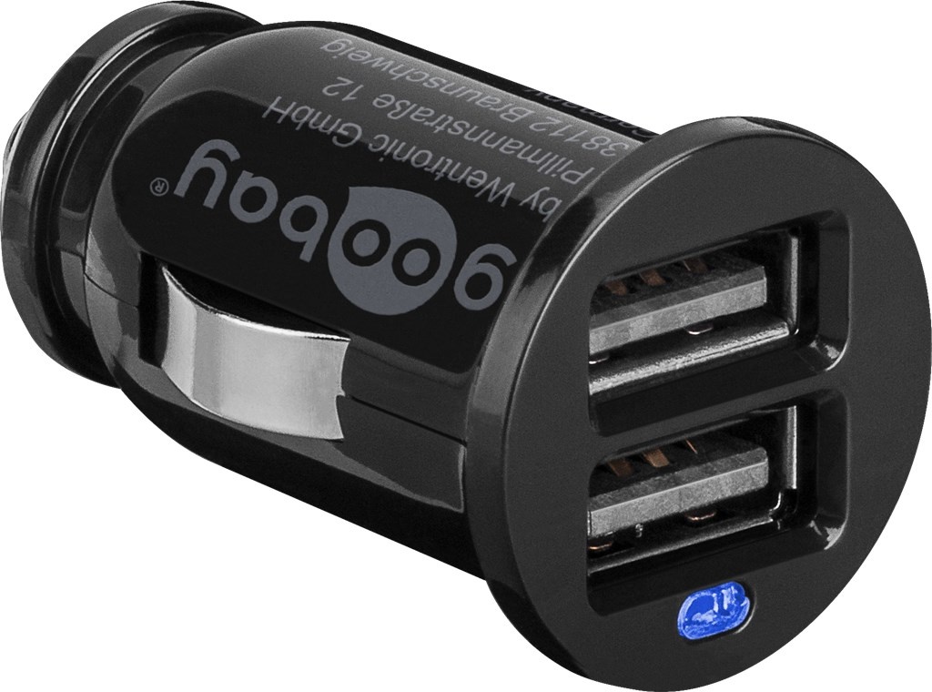 Goobay Micro USB Car Charger Set (12 W) - Afbeelding 2