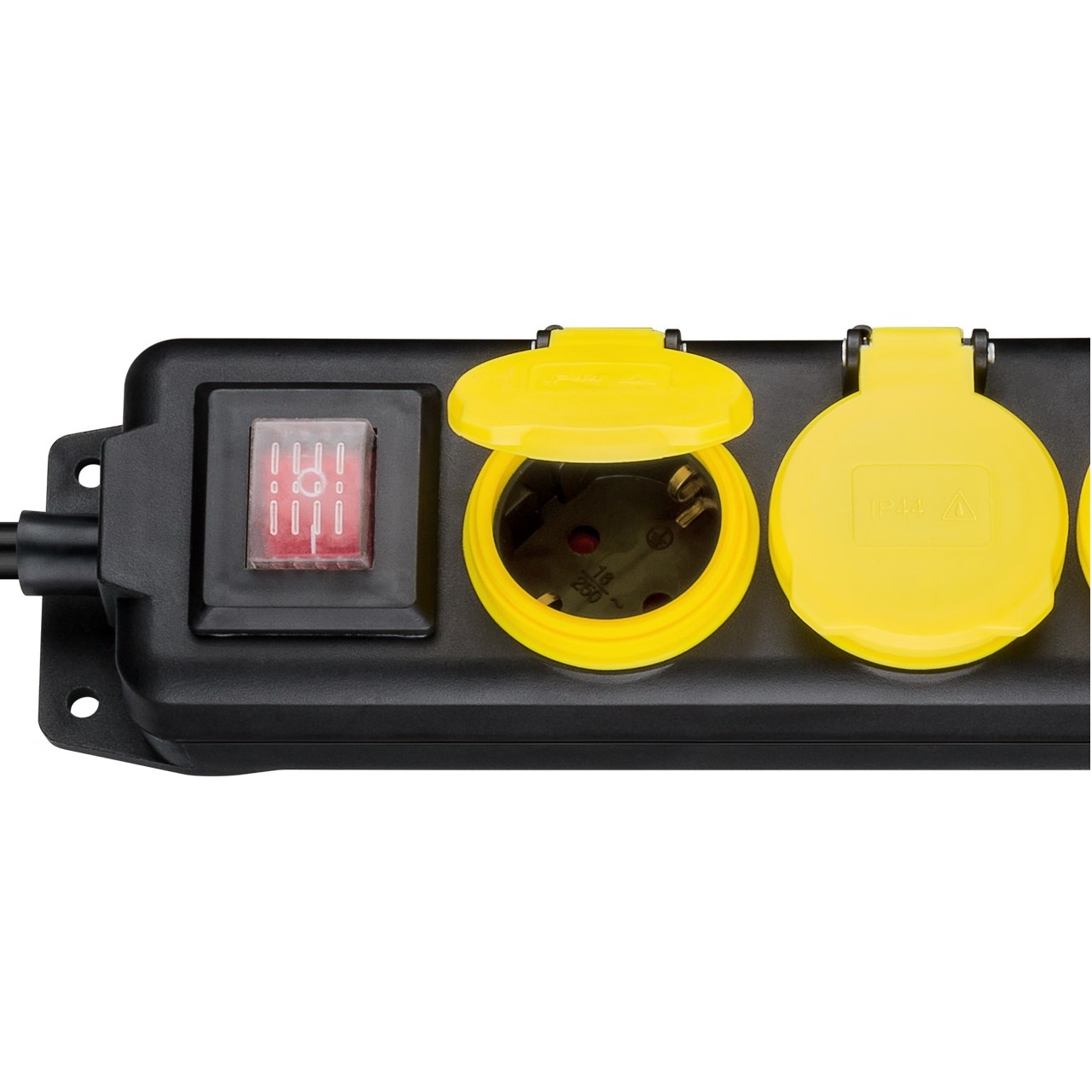Goobay IP44 outdoor stekkerdoos | 3 contacten | 3 meter - Afbeelding 2