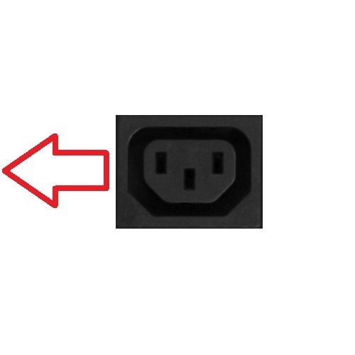 Nedis C13 (haaks/rechts) - C14 stroomadapter | zwart - Afbeelding 3