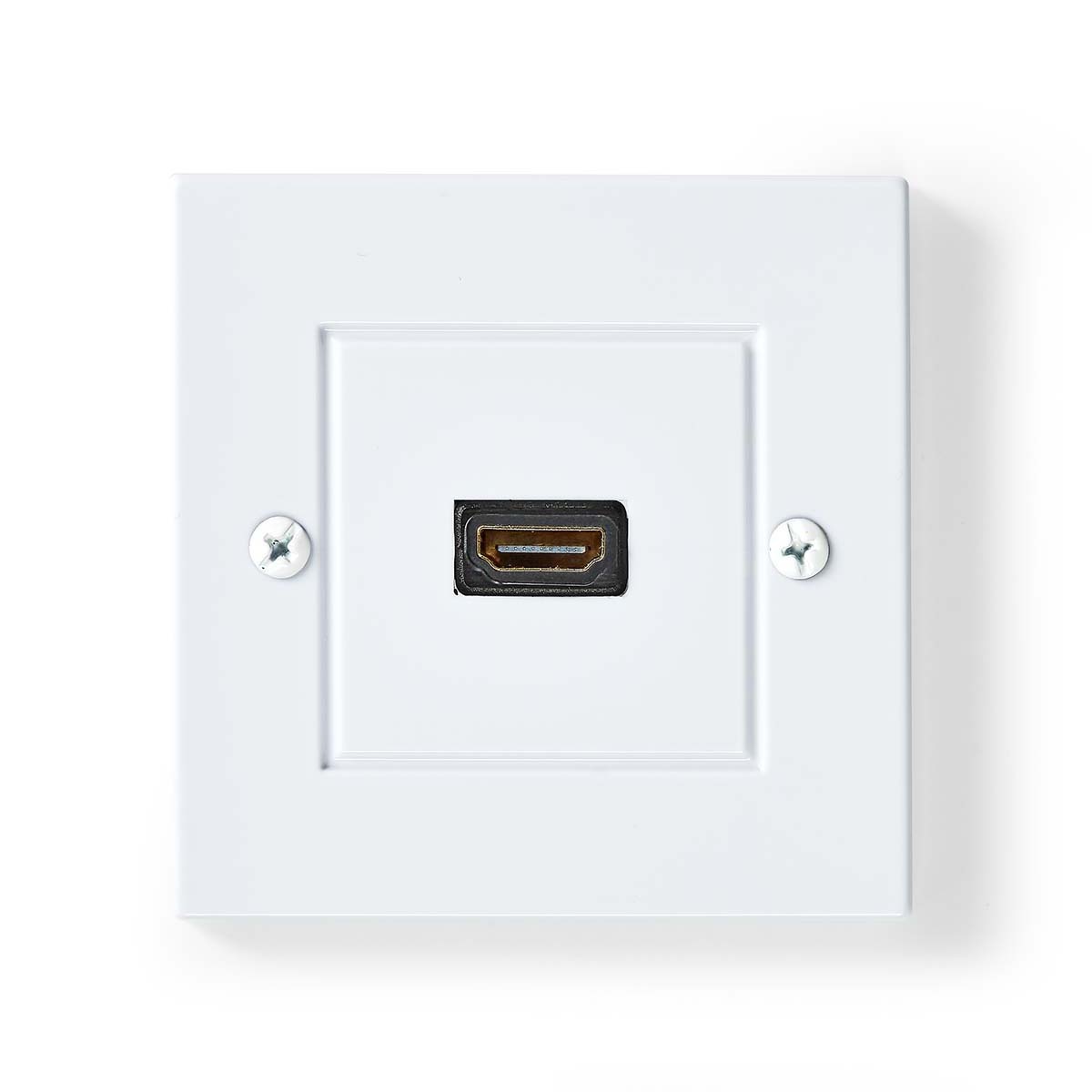 Nedis HDMI wandcontactdoos | HDMI2.0 (4K 60Hz + HDR) | wit | 0,20 meter - Afbeelding 2