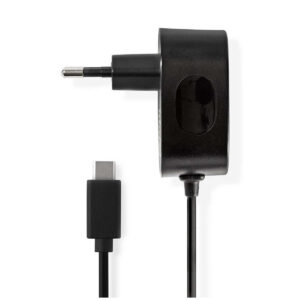 Oplader | 15 W | 1x 3.0 A | Outputs: 1 | USB-C Kabel | 1.50 m | Single Voltage Output | Zwart