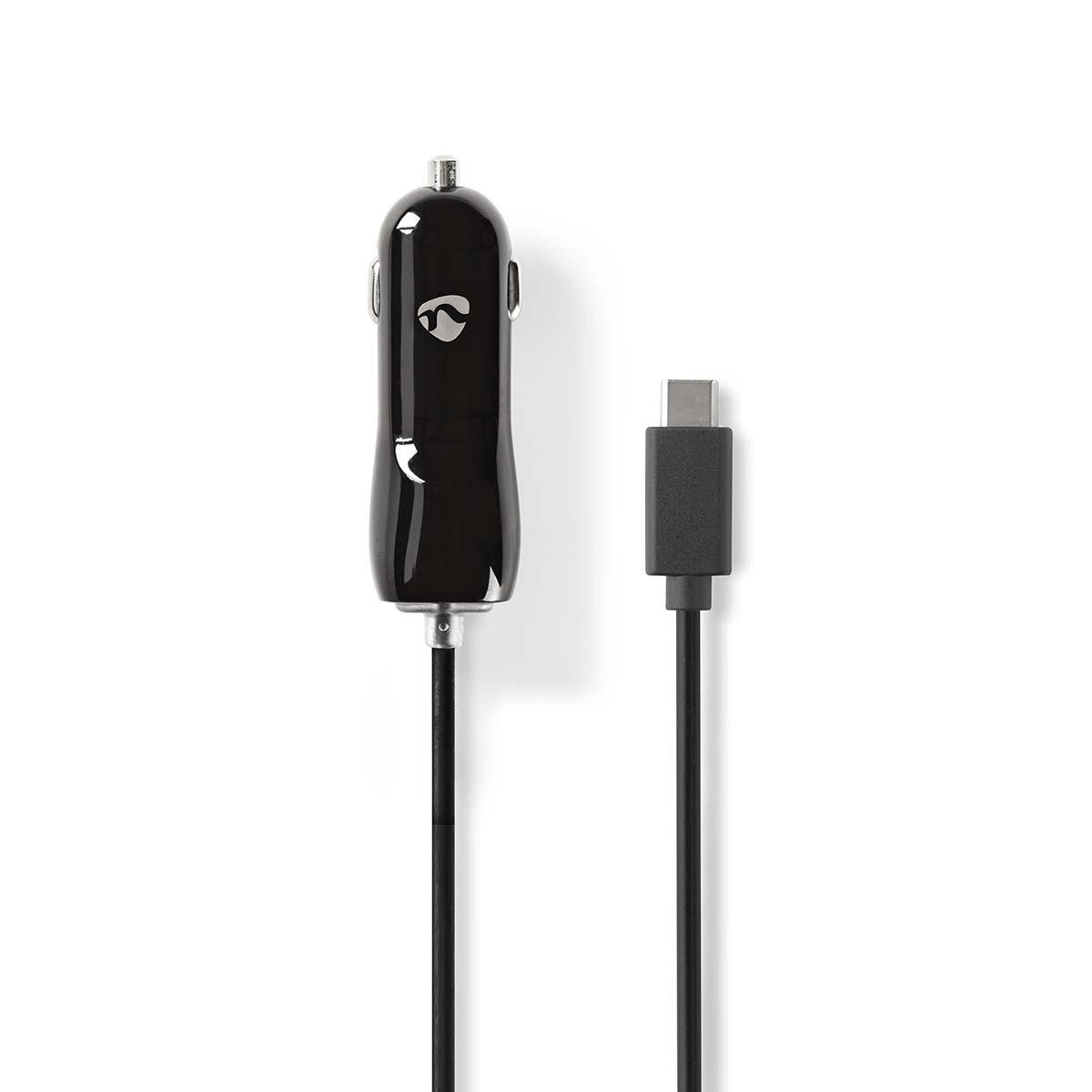 Autolader | 15 W | 1x 3.0 A | Outputs: 1 | USB-C Kabel | 1.00 m | Single Voltage Output