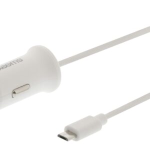Sweex USB Micro autolader - 2,4A / wit - 1 meter