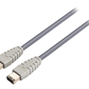 Bandridge FireWire 400 kabel met 6-pins - 6-pins connectoren / blauw - 2 meter