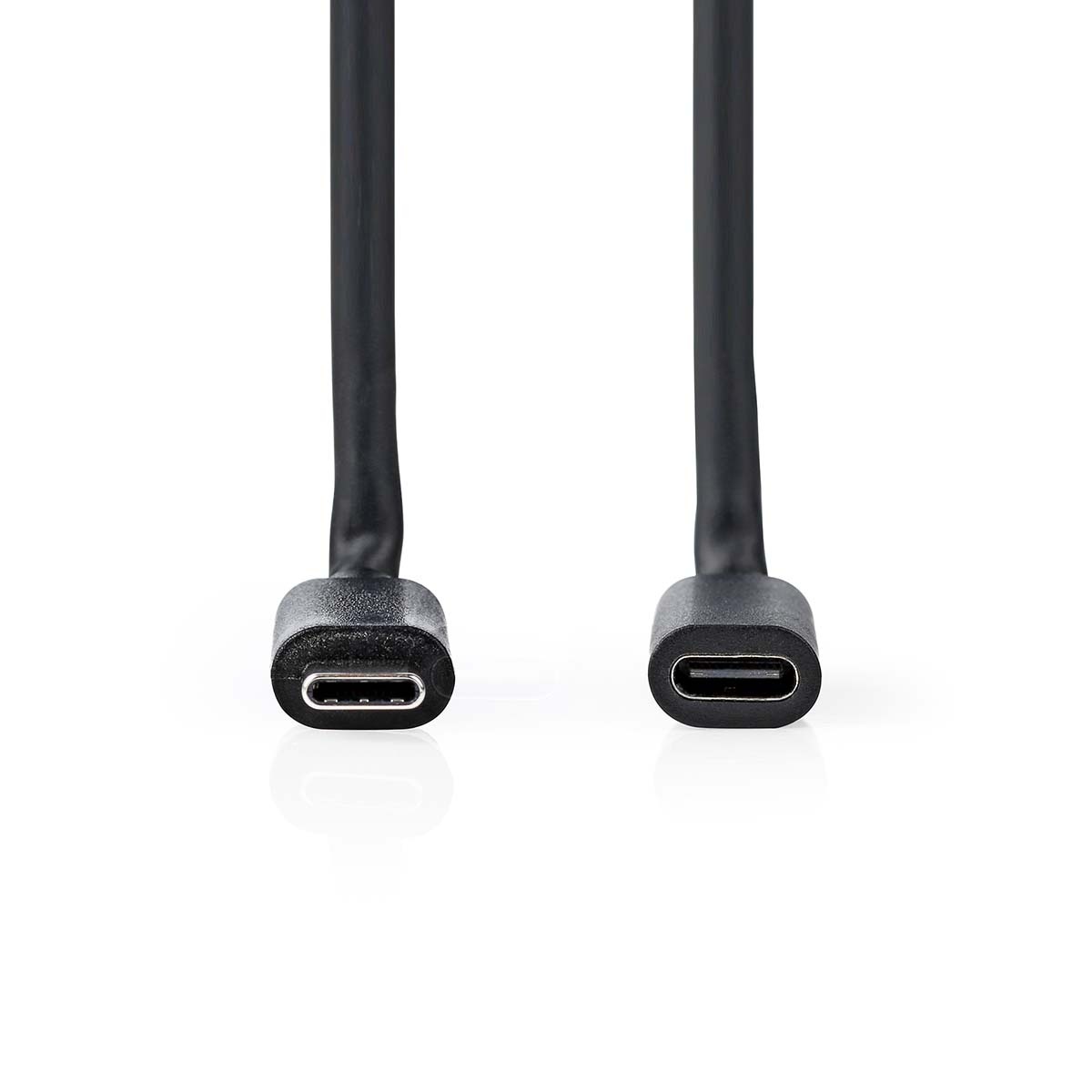 Nedis USB-C verlengkabel | USB3.0 5 Gbps | PD 60W | 4K 60Hz | zwart | 2 meter - Afbeelding 2