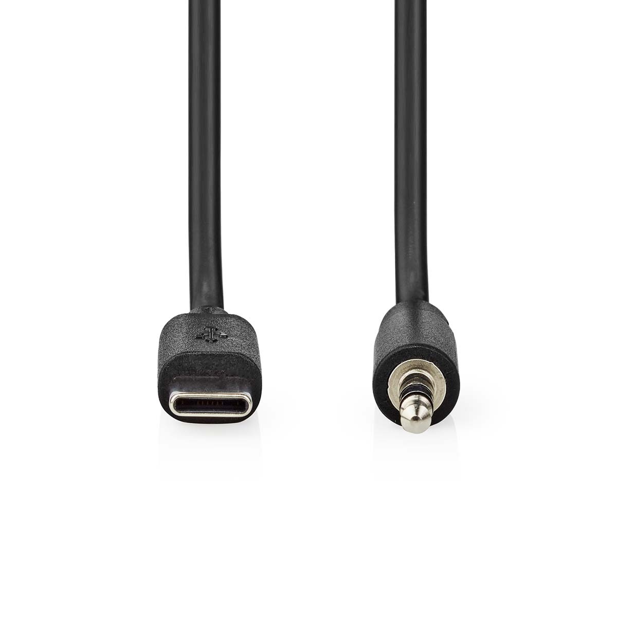 Nedis USB-C naar 3,5mm Jack audio kabel | actief | zwart | 1 meter - Afbeelding 2