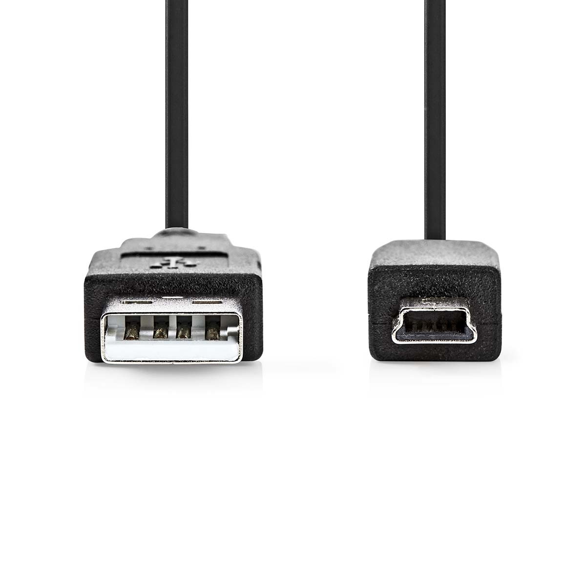 Nedis Mini USB - USB-A kabel | USB2.0 | tot 2A | zwart | 2 meter - Afbeelding 2