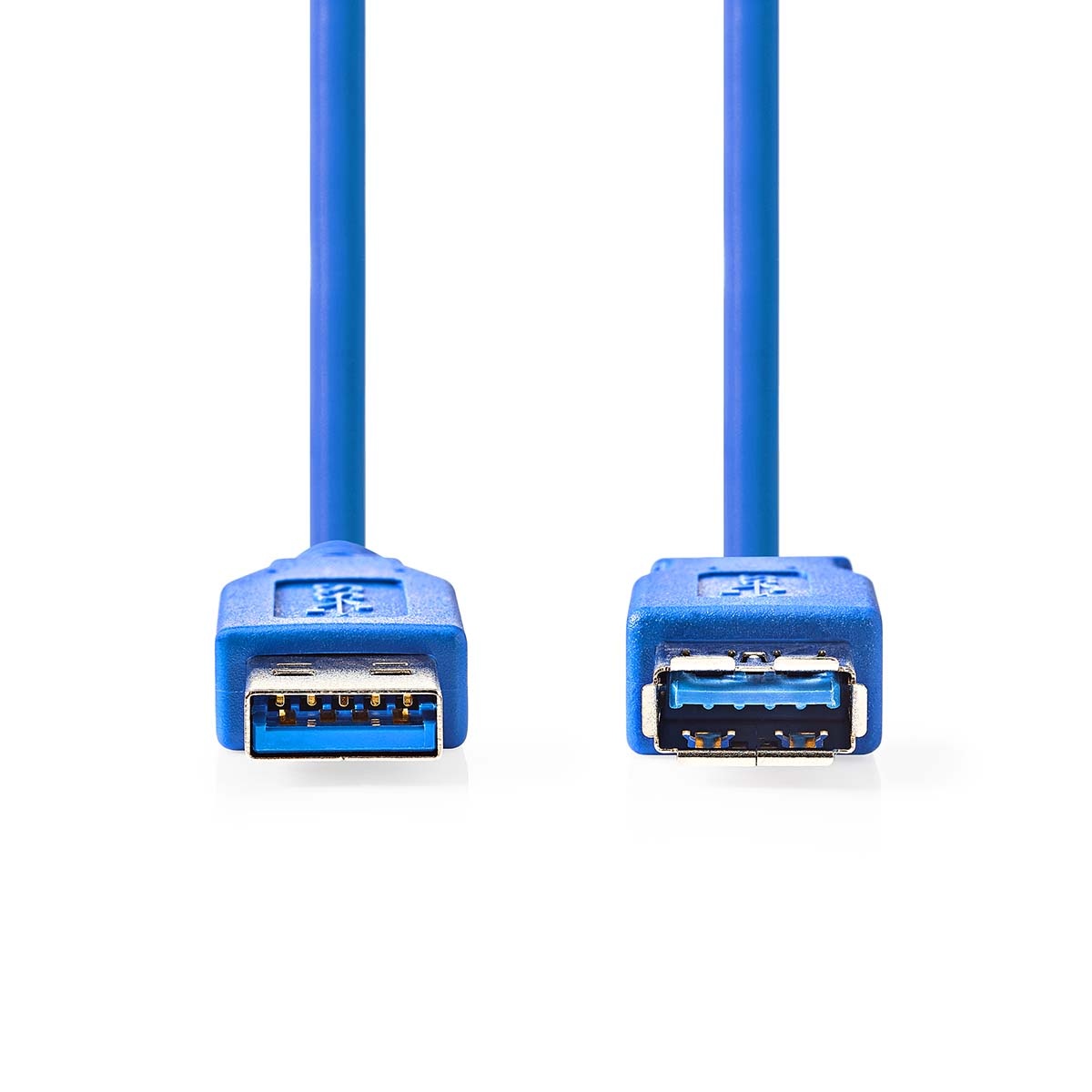 Nedis USB-A verlengkabel | USB3.0 5 Gbps | tot 2A | blauw | 2 meter - Afbeelding 2