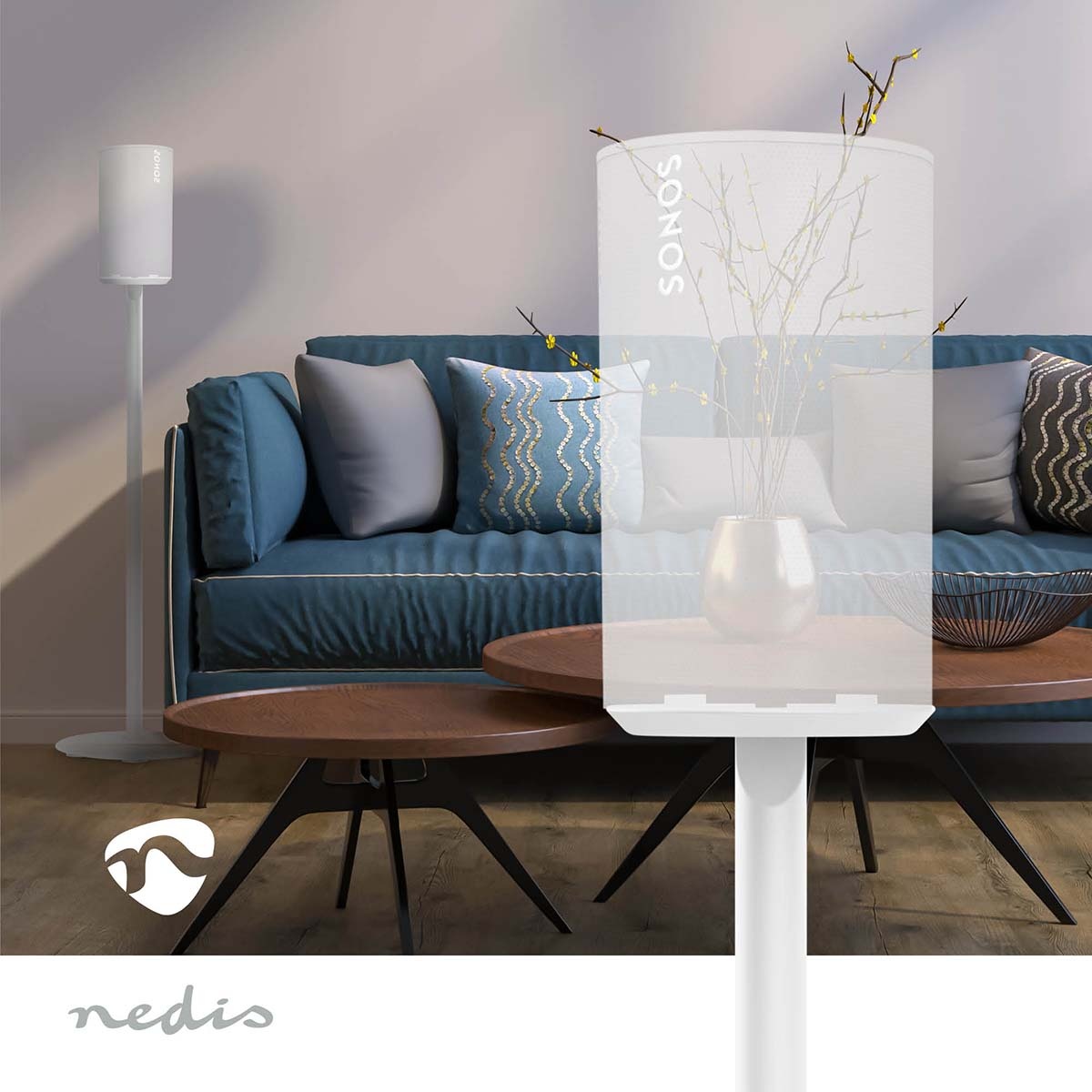 Nedis statief voor Sonos Era 100 / Era 100 SL | wit - Afbeelding 8