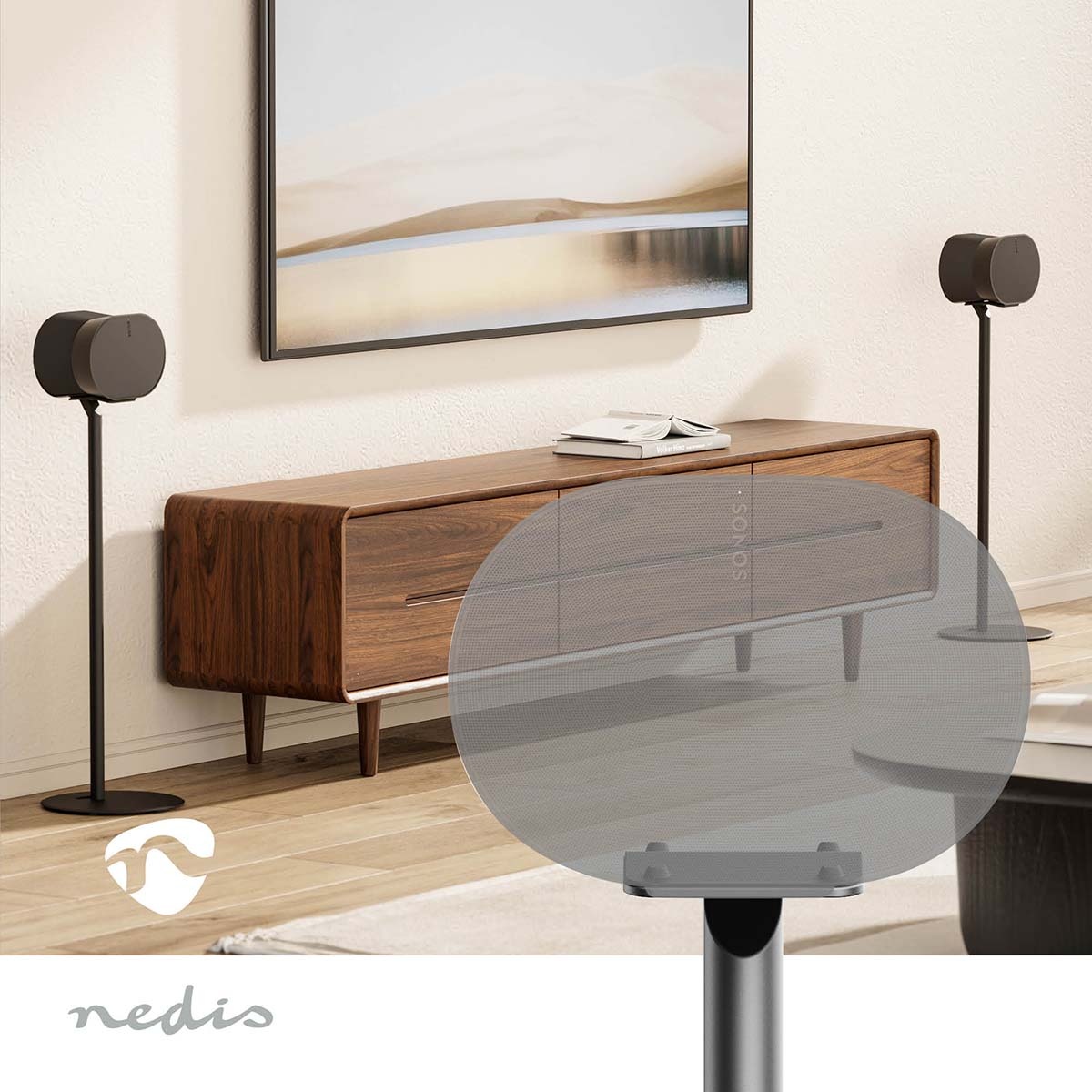Nedis statief voor Sonos Era 300 | zwart - Afbeelding 8